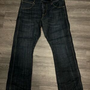 Wrangler retro Dark Blue Slim bootcut Jeans